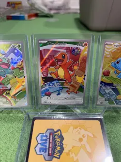 First Partner Illustration Bulbasaur Charmander Squirtle Pokemon TCG - Mint - Image 4