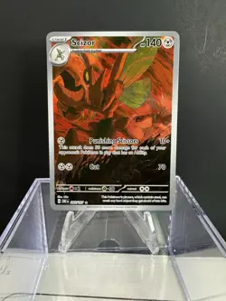 Pokemon TCG Scizor 205/197 Illustration Rare Obsidian Flames Scarlet & Violet - Image 1