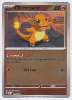 2019 Mega Evolution Series - Phantasmal Flames Charmander Basic/Common #11 - Image 1