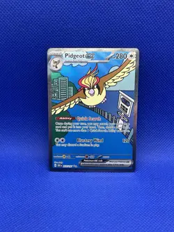 Pidgeot ex 225/197 SIR Special Illustration Rare Pokemon Obsidian Flames NM - Image 1