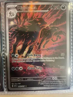 Pokemon Mightyena 243/217 ASC Rare Holo Stage 1 120 HP Sharp Fang 130 - Image 1