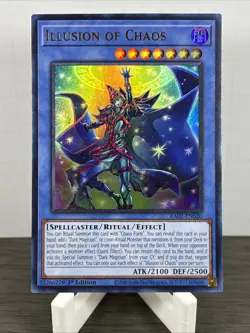 YuGiOh! - Illusion of Chaos RA02-EN020 Ultra Rare 1st Edition Near Mint - Image 1