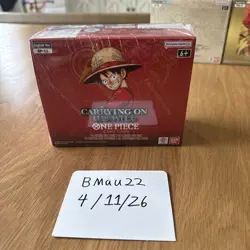 One Piece OP-13 Carrying On His Will Sealed Booster Box - Image 1