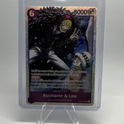 One Piece Rosinante & Law EB04-038 Foil Character Card 8000 Power - Image 1