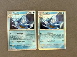 Pokemon TCG Kingdra 032/182 Reverse And Holo Cards - Paradox Rift NM - Image 1