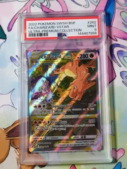 Charizard VSTAR SWSH262 Black Star Promo Card PSA 9 Mint Pokemon Card - Image 1