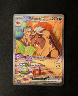 Pokemon Card TCG - Arven's Mabosstiff EX 235/182 - Destined Rivals - SIR - NM ⭐ - Image 1
