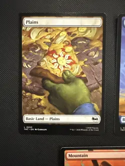 MTG Teenage Mutant Ninja Turtles Pizza Basic Land Set 5 Cards Non-Foil TMT NM - Image 2