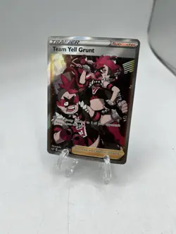 Team Yell Grunt (Full Art) 202/202 Swsh01: Sword & Shield Holo Pokemon TCG Cards - Image 1