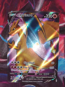 Charizard V SWSH050 Champion's Path Holo Black Star Promo Pokemon Card - Image 3