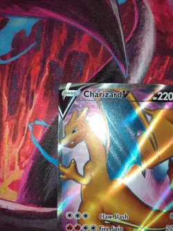 Charizard V SWSH050 Champion's Path Holo Black Star Promo Pokemon Card - Image 5