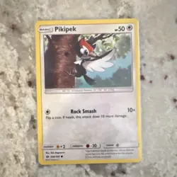 Pokemon TCG Pikipek 106/149 Sun & Moon Basic 50 HP Common Regular Card - Image 1