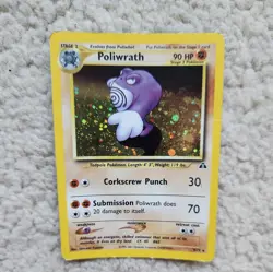 Pokemon Card Poliwrath 9/75 Neo Discovery Holo - Image 2