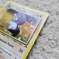 Pokemon Card Poliwrath 9/75 Neo Discovery Holo - Image 3