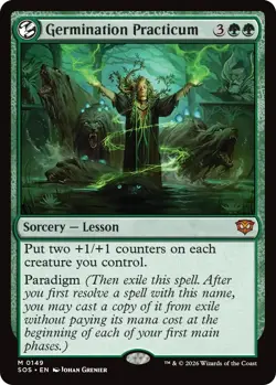 Germination Practicum - Secrets of Strixhaven - MtG - NM - Image 1