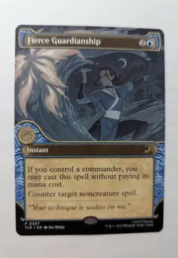 1x Fierce Guardianship Showcase NM - Avatar Magic MTG TLA TLE x1 - Image 1