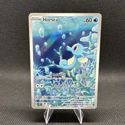 Pokemon Horsea Illustration Rare Full Art SV: Shrouded Fable Card 067/064 Holo - Image 1