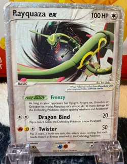 Pokemon TCG RAYQUAZA EX 039 Black Star Promo Card - HP - Image 1