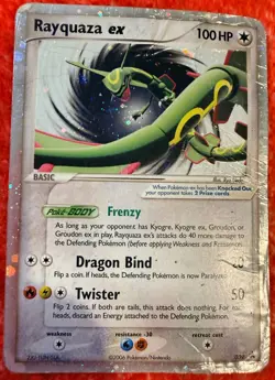 Pokemon TCG RAYQUAZA EX 039 Black Star Promo Card - HP - Image 2
