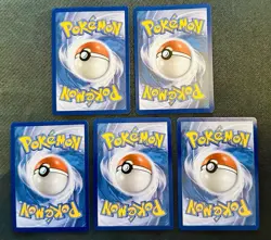 Pokemon Perfect Order Lot of 5 EX & Holo’s: Meowth & Gengar - Image 2