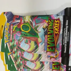 Lot of 10 Booster Packs Pokemon Sword & Shield Evolving Skies Sylveon Rayquaza + - Image 4