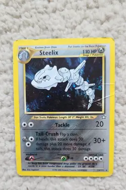 Pokemon Card Steelix 15/111 Neo Genesis Holo - Image 1