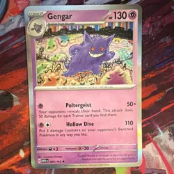 Pokemon Gengar Rare Reverse Holo Sv Scarlet & Violet 151 130 HP 094/165 ENG - Image 1