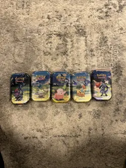 Ascended Heroes Pokemon TCG Mini Tins Complete Set New Factory Sealed Lot Of 5 - Image 1