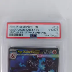 Pokemon 2025 Mega Charizard X ex 125/094 SIR Phantasmal Flames GEM MINT PSA 10 - Image 2