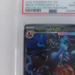 Pokemon 2025 Mega Charizard X ex 125/094 SIR Phantasmal Flames GEM MINT PSA 10 - Image 3