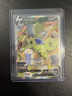2021 Pokemon Tyranitar V 155/163 Alternate Full Art Battle Styles - Image 1