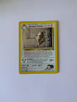 Giovanni's Persian 8/132 Holo Rare Gym Challenge Pokemon Unlimited Holo MP - Image 1