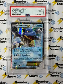 Blastoise ex #17 Generations 2016 Pokemon XY PSA 8 - Image 1