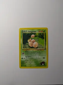 Erika's Exeggcute 43/132 Uncommon Gym Heroes Pokemon Unlimited Moderately Played - Image 1