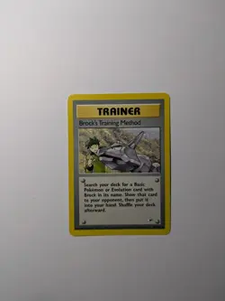 Brock's Training Method 106/132 Uncommon Gym Heroes Pokemon Unlimited MP - Image 1