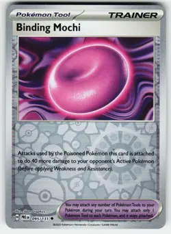 Binding Mochi 095/131 Uncommon SV: Prismatic Evolutions Pokemon Reverse Holo NM - Image 1
