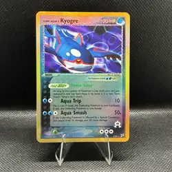 Team Aqua's Kyogre 3/95 Team Magma vs Team Aqua Reverse Holo Rare Pokemon Card - Image 1