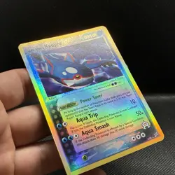 Team Aqua's Kyogre 3/95 Team Magma vs Team Aqua Reverse Holo Rare Pokemon Card - Image 3