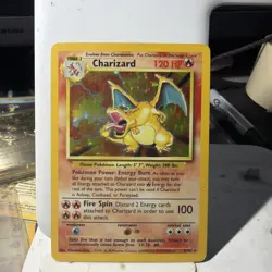 1999 Pokemon Base Set #4/102 Charizard Holo - Image 2