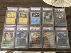 Pokemon TCG Lot 10 Slabs PSA🔥🔥 - Image 1