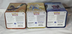 Lot of 3 Pokemon TCG Stacking Tins EMPTY Cubone Obstagoon Meganium 2022 - Image 5