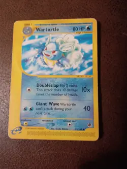Pokemon E Series Expedition Wartortle Non Holo 92/165 LP/MP - Image 1