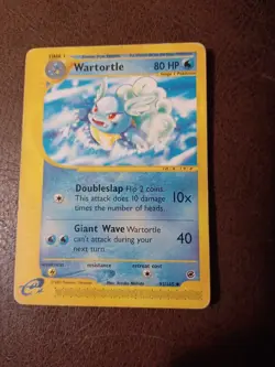 Pokemon E Series Expedition Wartortle Non Holo 92/165 LP/MP - Image 2