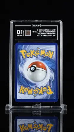 2025 POKEMON DESTINED RIVALS 229/182 TEAM ROCKET'S MOLTRES EX SIR TAG 10 - Image 2