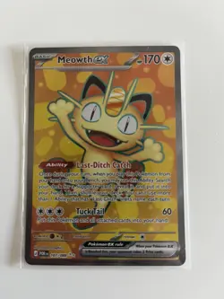 Meowth ex 107/088 Ultra Rare Holo Near Mint Condition Perfect Order - Image 1