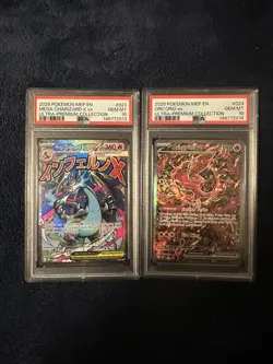 2025 Pokemon UPC Mega Charizard X ex & Oricorio ex PSA 10 graded SEQUENTIAL - Image 1
