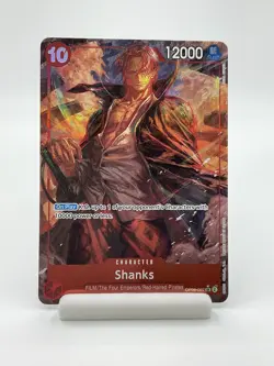 One Piece Card, Shanks OP06-007 Super Rare Alternate Art English - Image 1