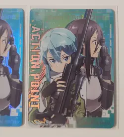 x3 Sword Art Online Sinon Action Point Foil - UEPR /SAO-AP01 NM - Union Arena - Image 3