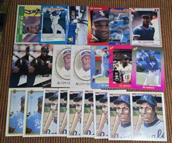 Bo Jackson Raiders Royals White Sox Angels Big Collection Lot Of 223 Cards - Image 4