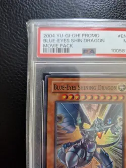 Yugioh Blue Eyes Shining Dragon MOV - EN001 Super Rare LIMITED EDITION PSA 9 - Image 2